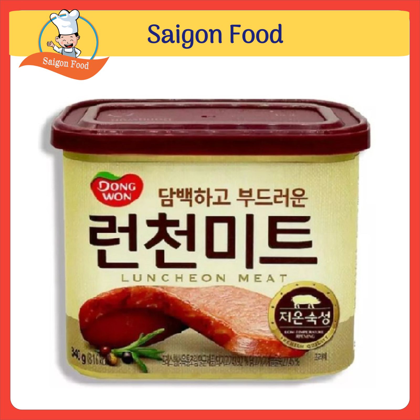 [HCM]Thịt hộp Dongwon Luncheon Meat Hàn Quốc (Hộp 340g)