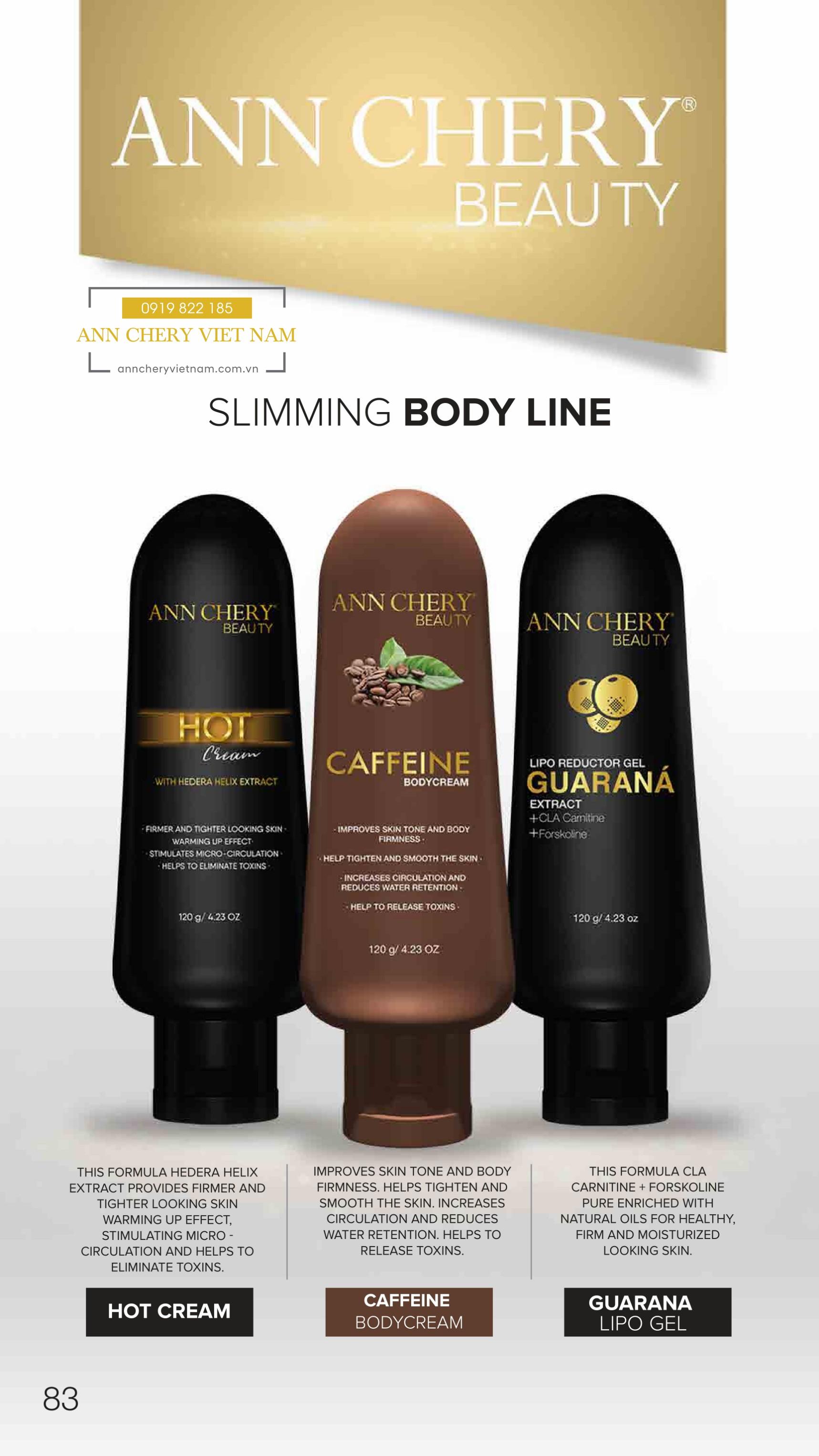 [Bán Sỉ] Kem tan mỡ Ann Chery GUARANA LIPO 120g