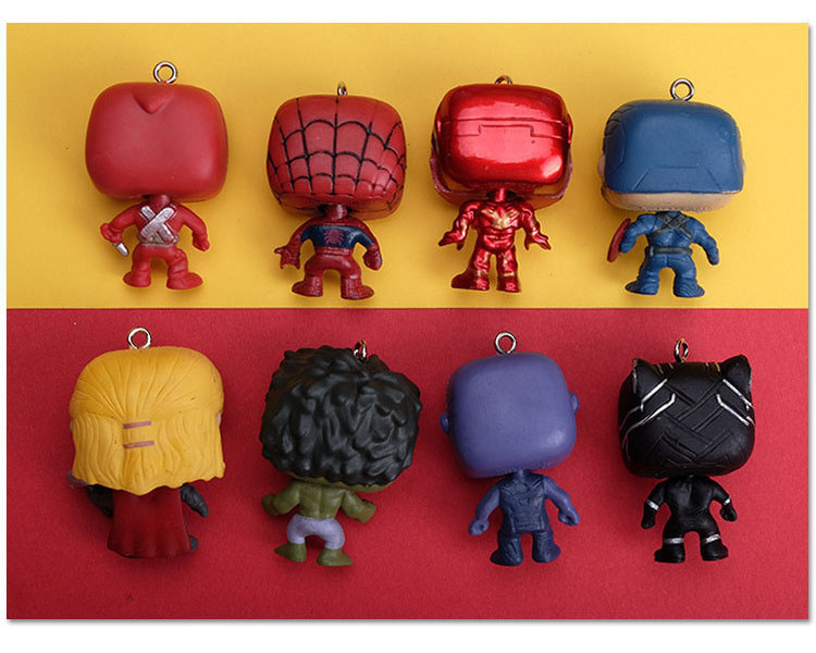 Móc Khóa Mô Hình Chibi Siêu Anh Hùng Marvel Avengers