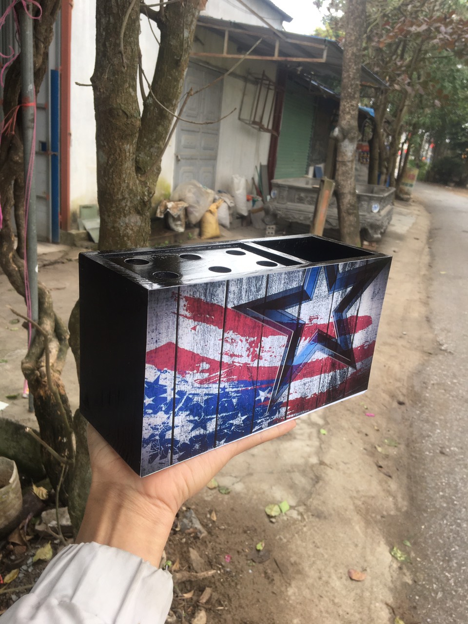 hộp đựng kéo lược cắt tóc