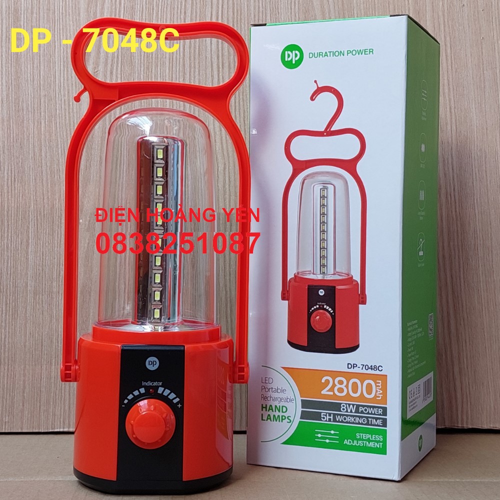 Đèn sạc siêu sáng 40 LED DP7048C đèn sạc chiếu sáng khẩn cấp đèn tích điện siêu sáng