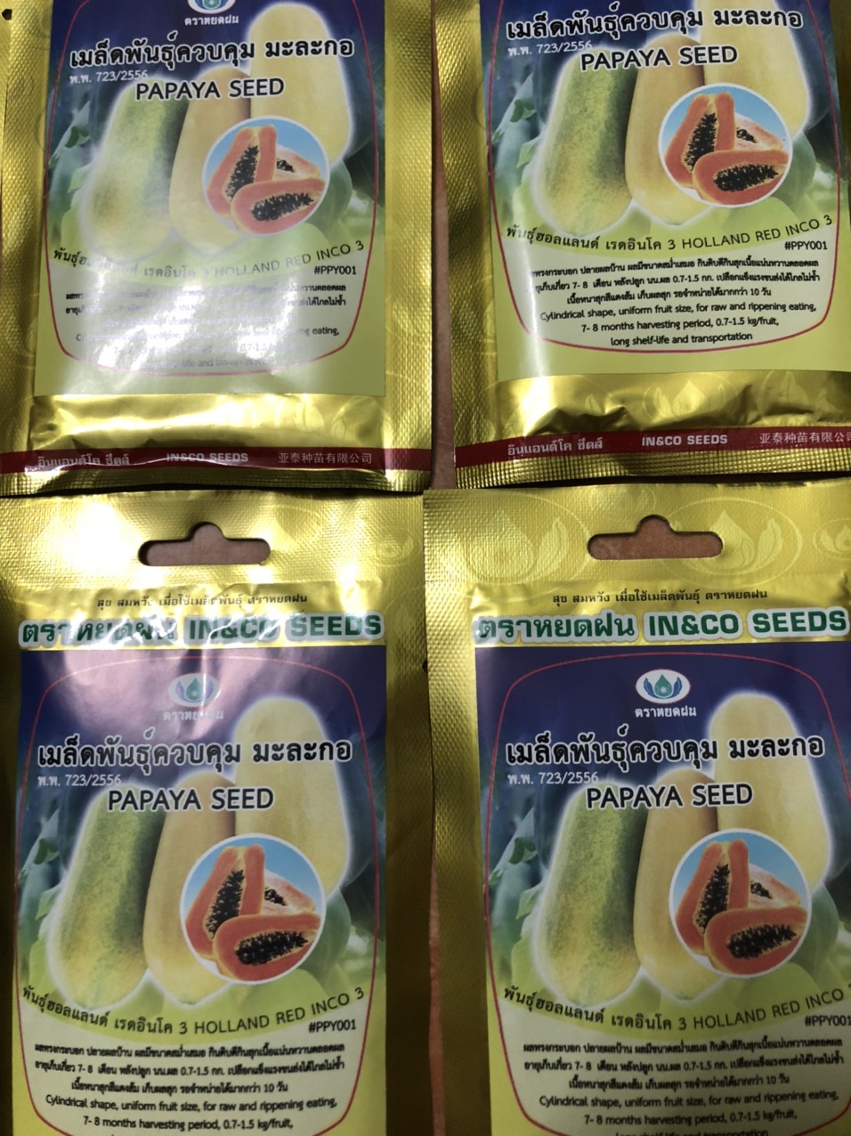 Hạt giống đu đủ hà lan quả ngắn nhập khẩu thái lan chính hãng