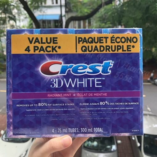 Kem đánh răng Crest 3D White 75ml [Hàng Mỹ]