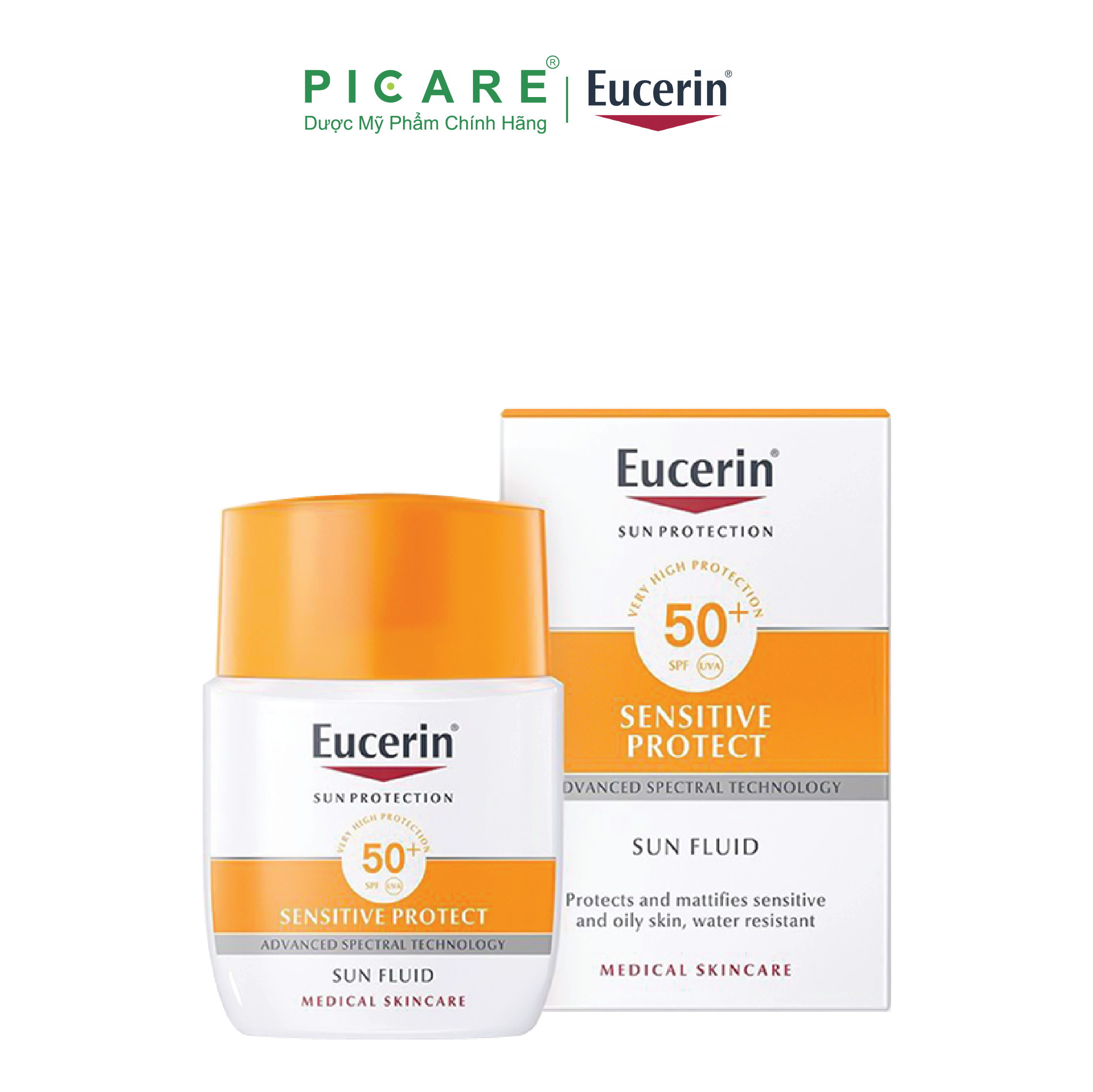 Kem chống nắng Eucerin Sun Fuild SPF 50+ 50ml