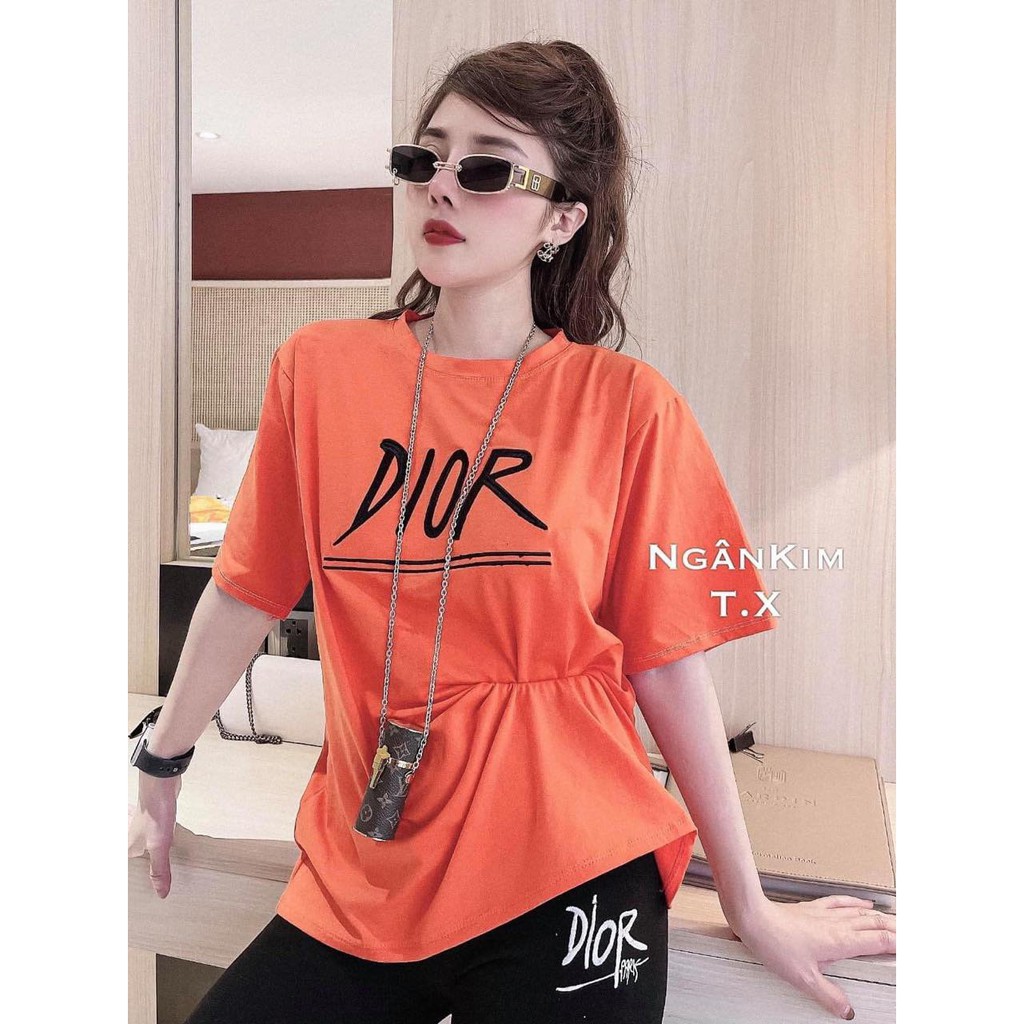 Sét áo phông Di or + quần legging lửng