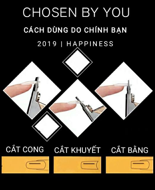 Kìm cắt móng giả Inox - sinailmi