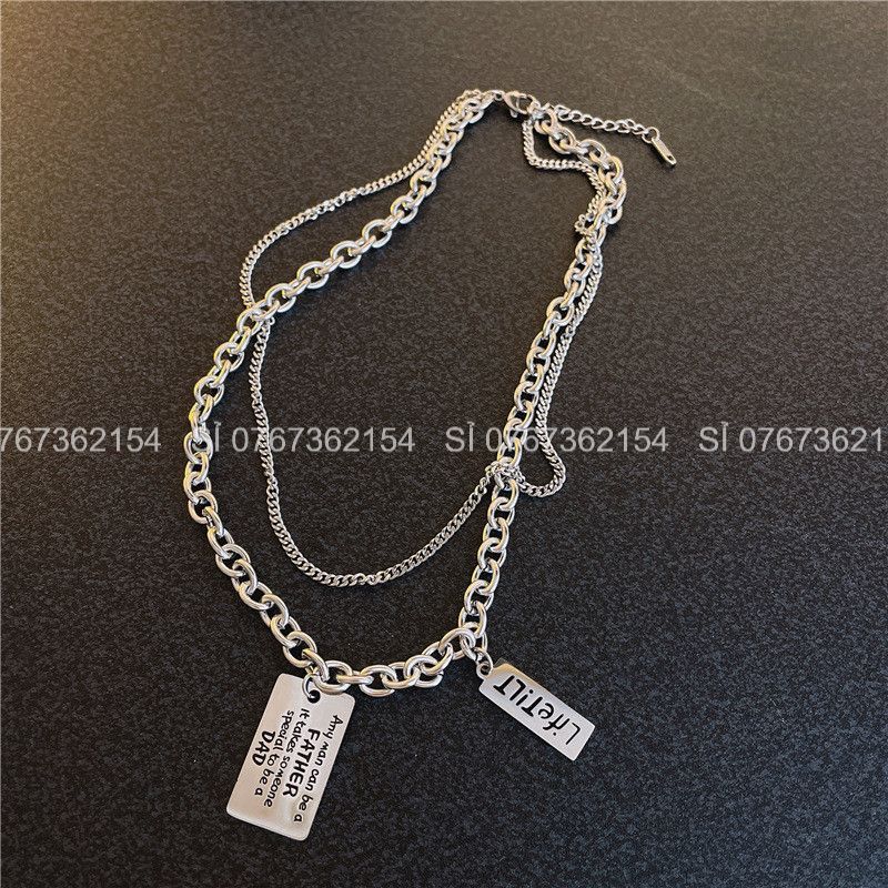 Set 2 Dây Chuyền Unisex Tầng Lifes