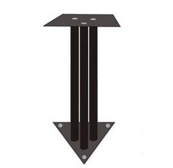 CẶP CHÂN ĐỂ LOA BẰNG SẮT 7 TẤC