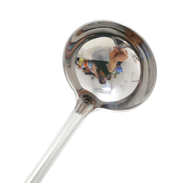 Muôi múc canh inox KAI (cán trắng) - Hàng Nhật