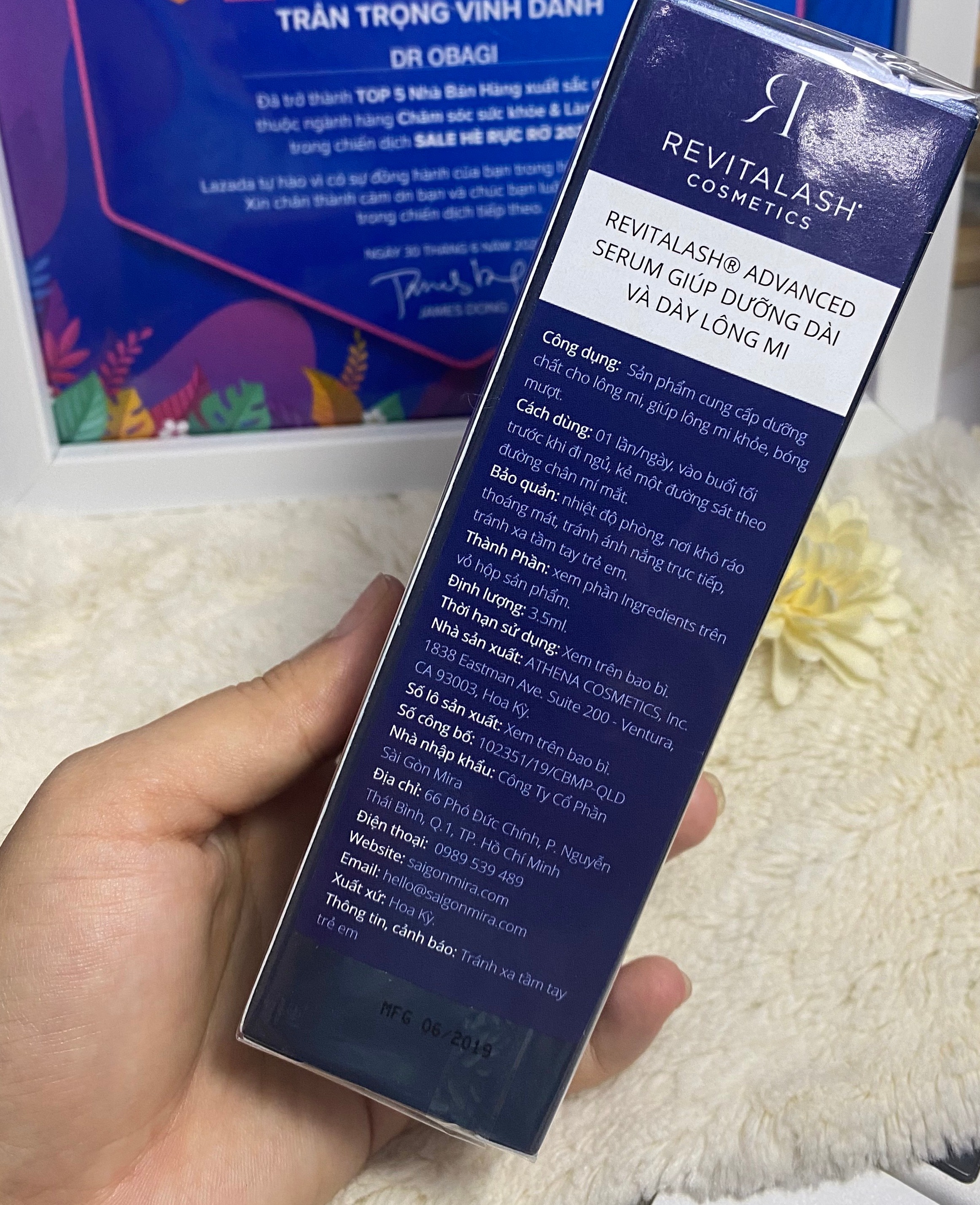 [HCM]REVITALASH ADVANCED EYELASH Se rum dưỡng dài mi mẫu mới
