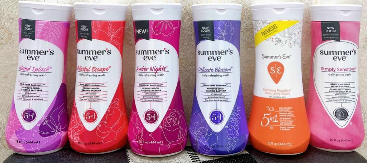 dung dịch vệ sinh phụ nữ Summer's Eve 5IN1 444ml