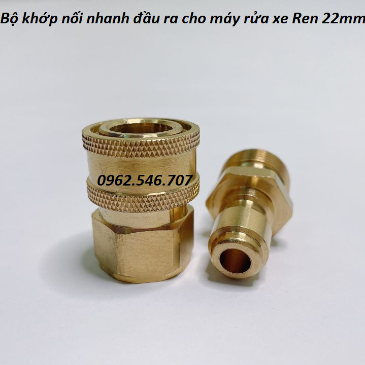 Bộ khớp nối nhanh đầu ra cho máy rửa xe áp lực cao, máy xịt rửa cao áp, máy rửa xe gia đình