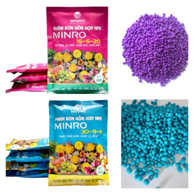 [HCM]Phân Bón NPK Phát Triển Thân, Lá, Cành, Bộ Rễ  (Gói 200 Gram) Lavamix – Nông Sản Vàng