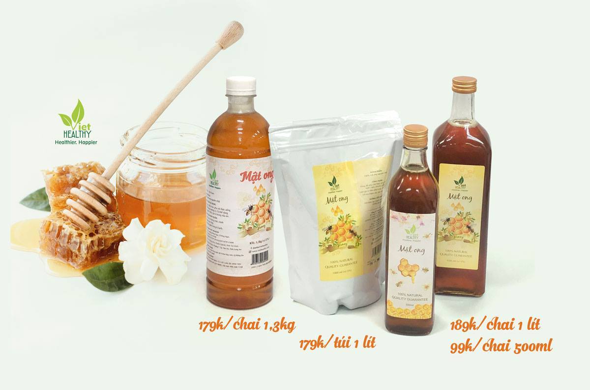 Mật ong tinh khiết Viet Healthy 500ml