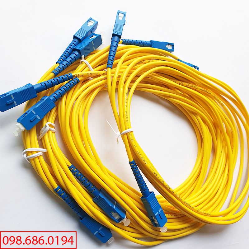 Dây nhảy sợi quang SC-SC chuẩn UPC chiều dài 3m