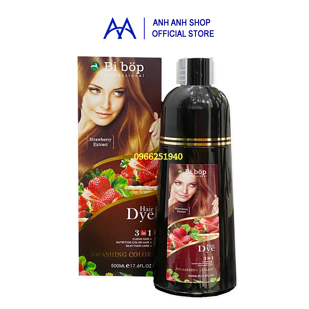 [CHÍNH HÃNG] DẦU GỘI NÂU TÓC BIBOP - PHỦ BẠC PHỦ NHUỘM CAO CẤP