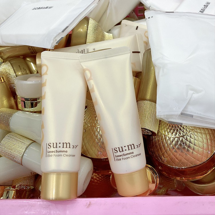 Nước rửa Chén Tinh chất Trà Xanh sum37 losecsumma elixir foam cleanser 40ml