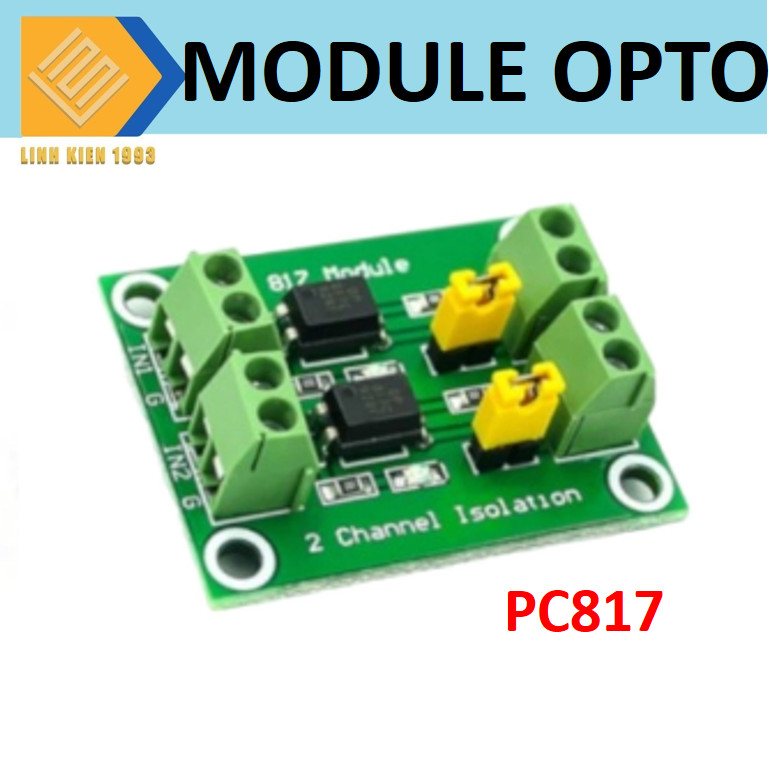 Mạch pc817 opto cách ly quang 2 kênh