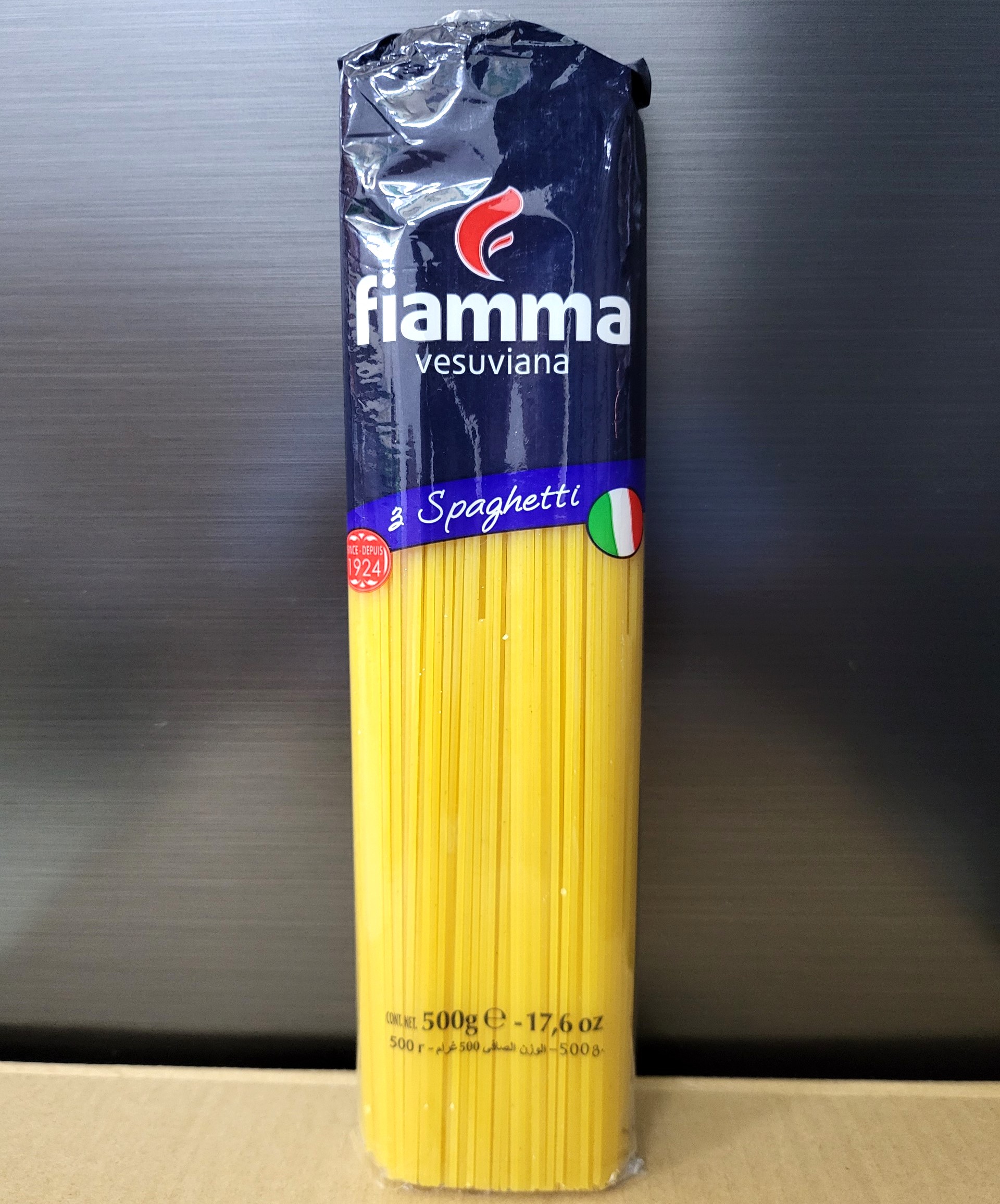 FIAMMA - gói 500g số 3 - MỲ Ý SỢI TRÒN Ý No 3 Spaghetti Pasta HALAL