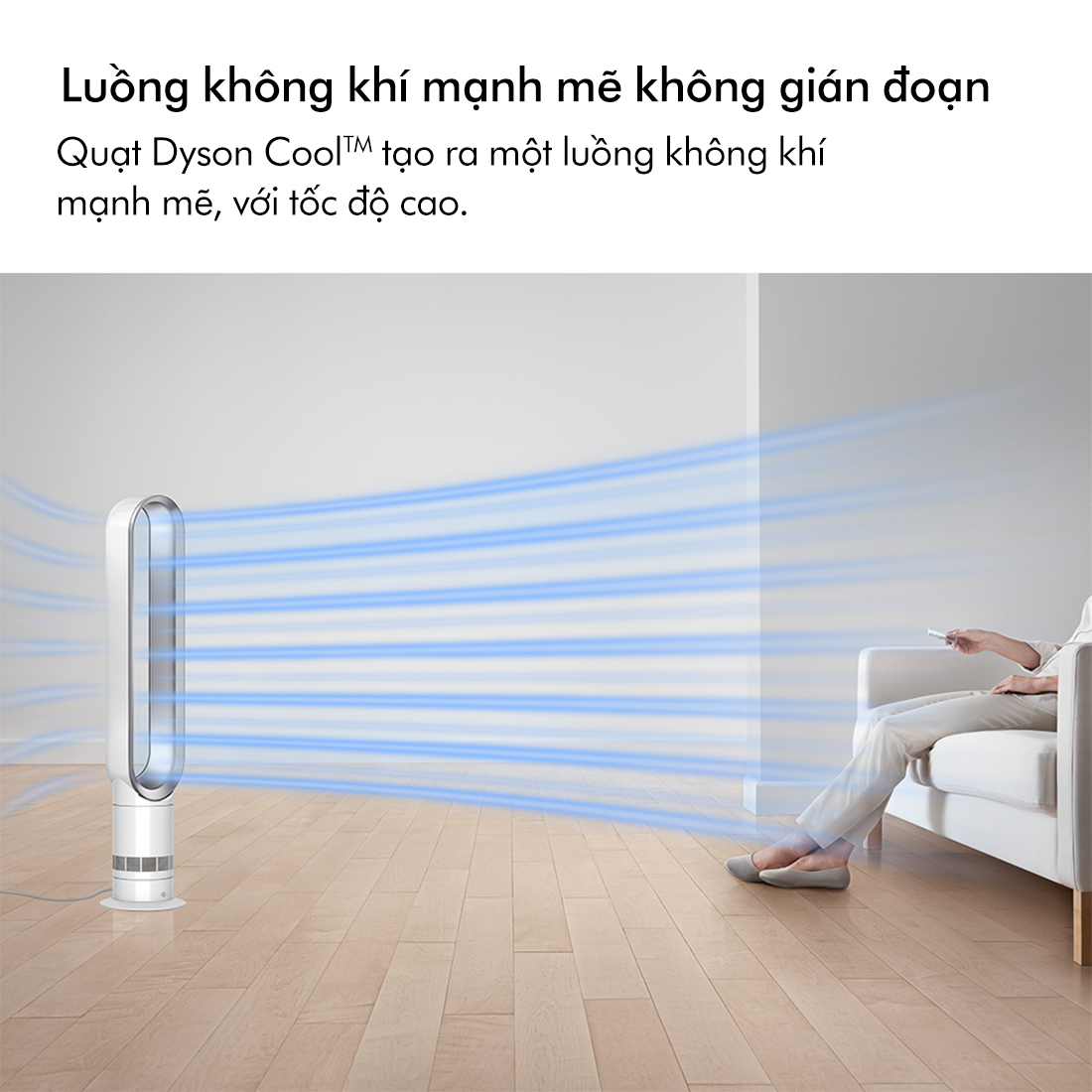 [DUY NHẤT 25-29.5: VC 14% Tối đa 2 Triệu] Quạt không cánh Dyson Cool AM07 (Trắng/Bạc)
