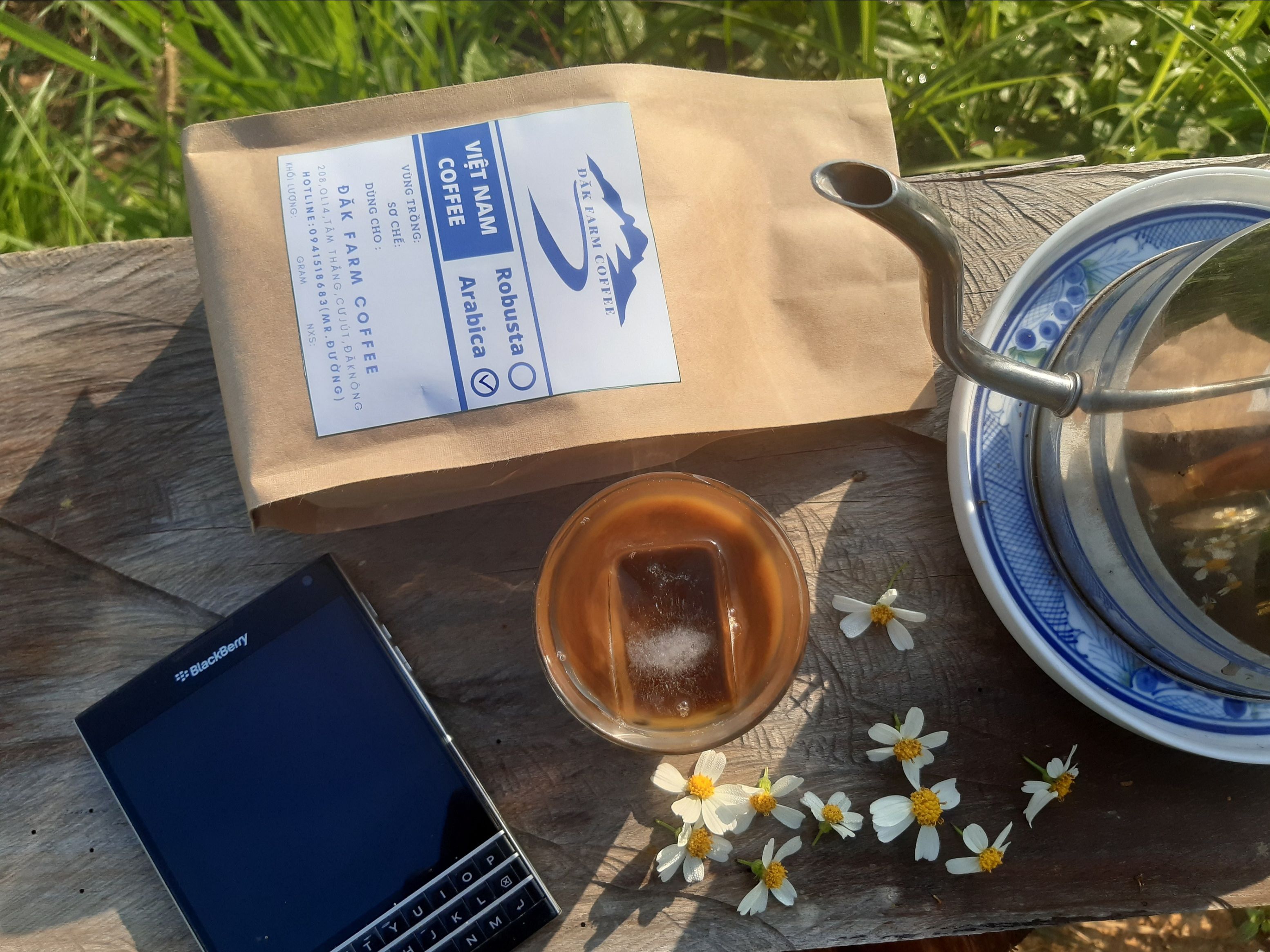 Cà phê pha máy Robusta Honey 70% - Arabica 30% rang mộc 100%, Mức rang Medium (Nguyên Hạt)