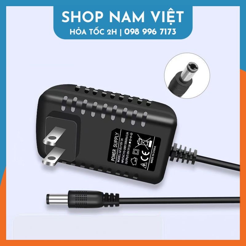 [Loại Tốt] Nguồn Adapter 24V Cho Đèn LED, Camera, Máy In