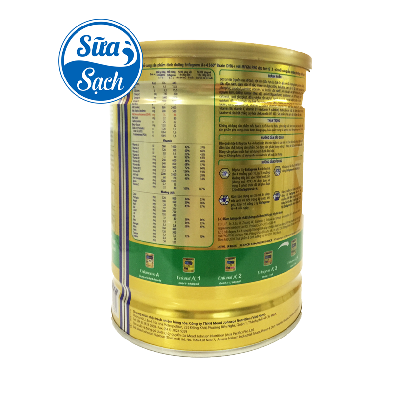 [HCM]Sữa Bột Enfagrow A + 4 1.75kg date mới