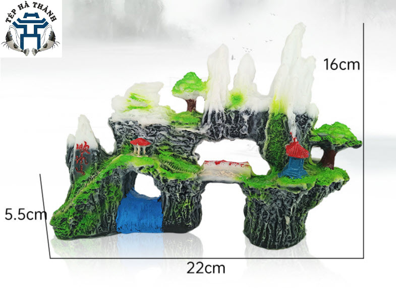 Mô Hình Núi Hòn Non Bộ Trang Trí Bể Cá Cảnh M2