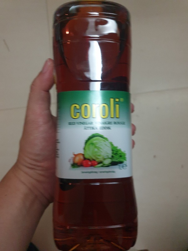 Giấm Đỏ Coroli 1L nhập khẩu Hà lan