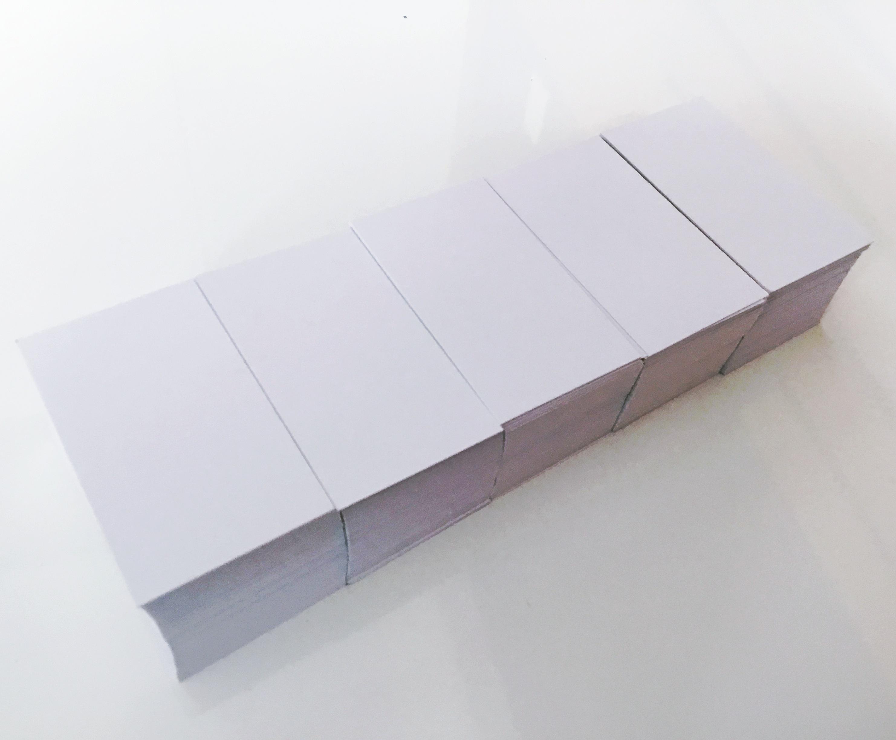 [HCM]500 thẻ flashcard trắng không đục lỗ siêu dày