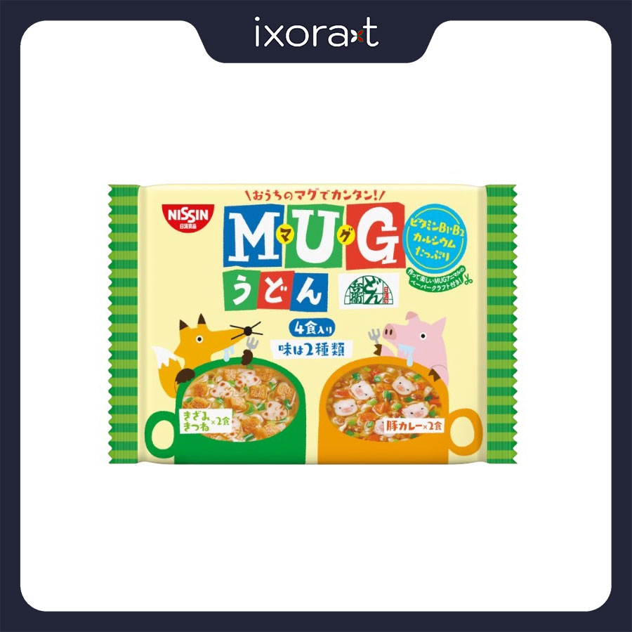 Mì Mug Nissin Nhật Bản thịt heo (xanh)