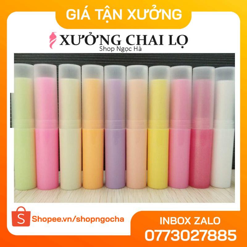 Vỏ Son Dưỡng Đổ Trực Tiếp 4g dùng làm son handmade