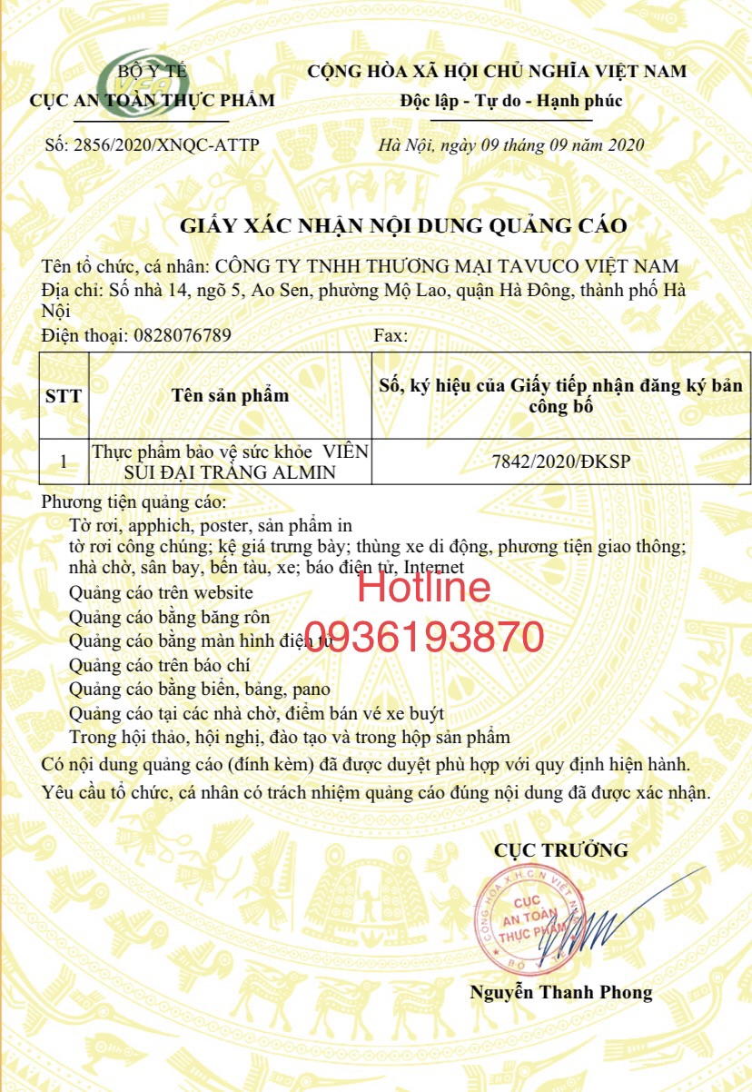 ĐẠI TRÀNG ALMIN