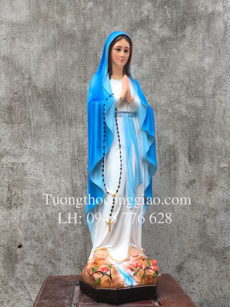 Tượng Đức Mẹ Lộ Đức 60cm
