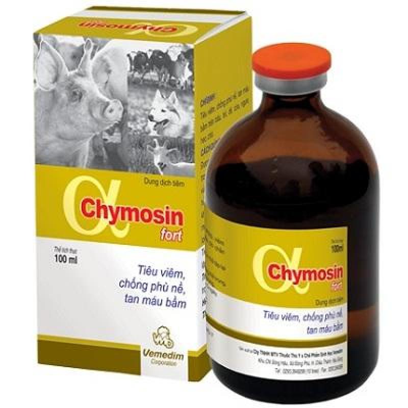 Chymosin Fort - Tiêu viêm, Chống phù nề, Tan máu bầm 100 ML