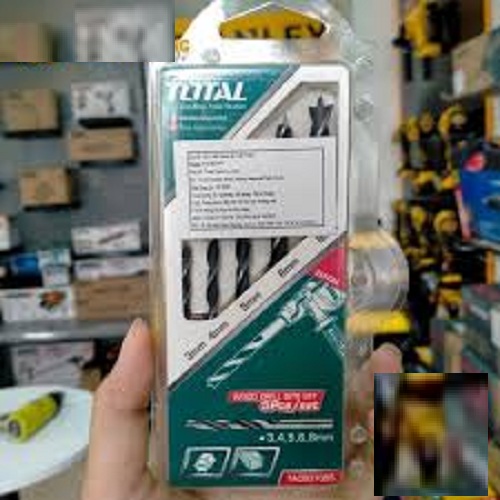 TOTAL - TACSD7055 Bộ 5 mũi khoan gỗ