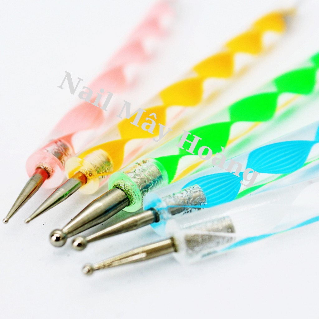 Bút chấm bi nail 5 cây đủ size