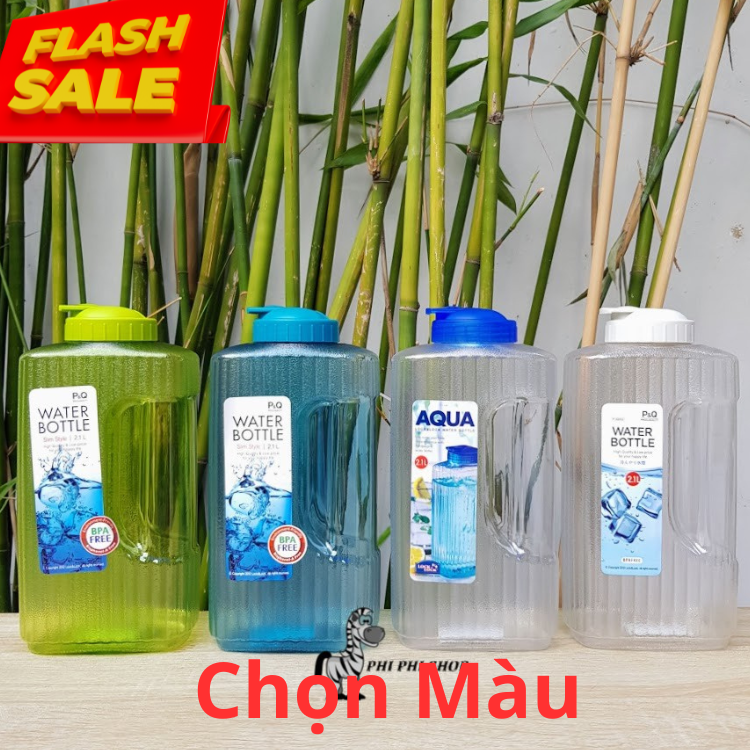 ( Chọn Màu) Bình Nhựa Đựng Nước Lock&Lock Dung Tích 2.1Lit Khả Năng Chịu Nhiệt Tốt