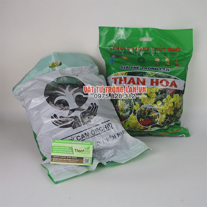 Than hoa giá thể trồng lan gói 1kg