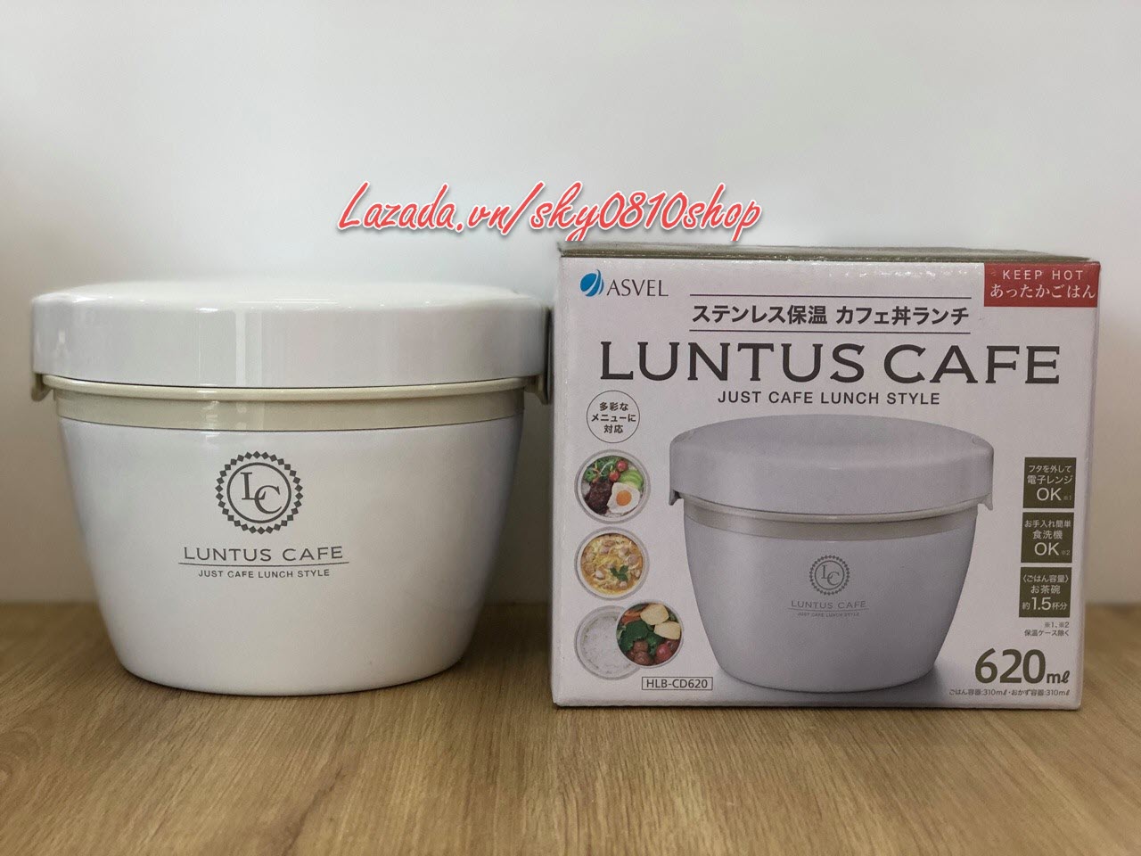 Hộp Giữ Nhiệt Asvel Luntus 620ml