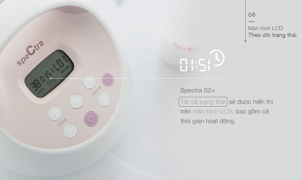 MÁY HÚT SỮA ĐIỆN ĐÔI SPECTRA S2 PLUS (HOSPITAL GRADE)
