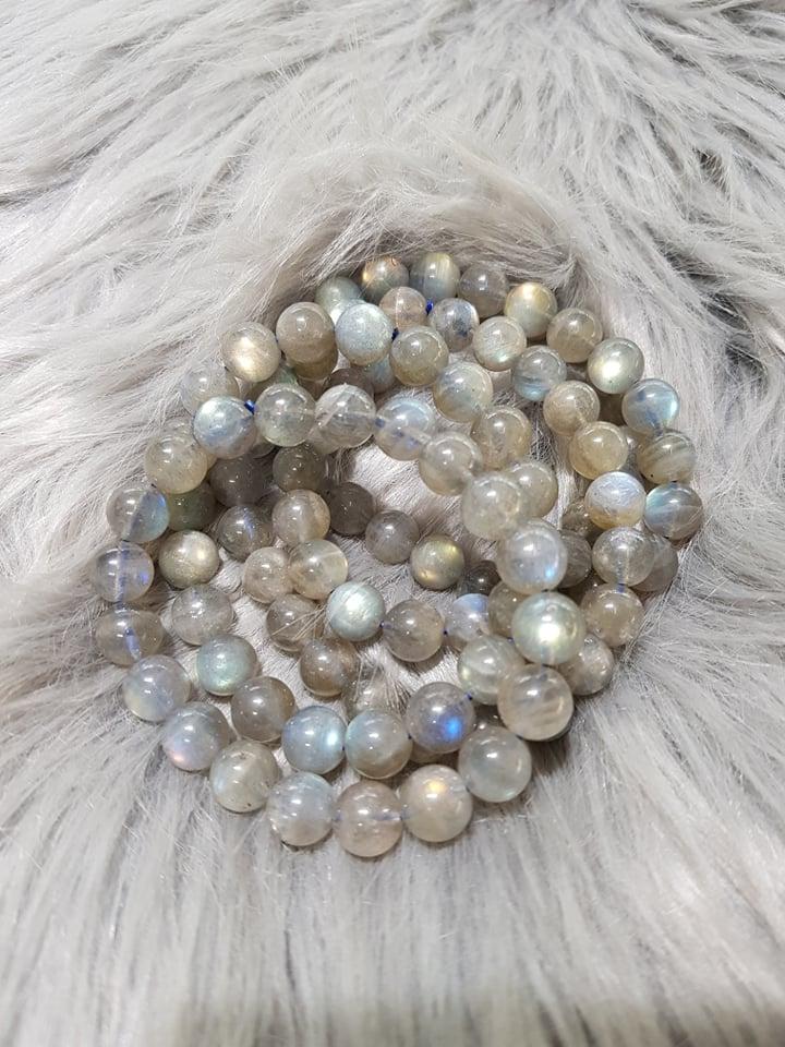 Vòng Tay Đá Xà Cừ Labradorite