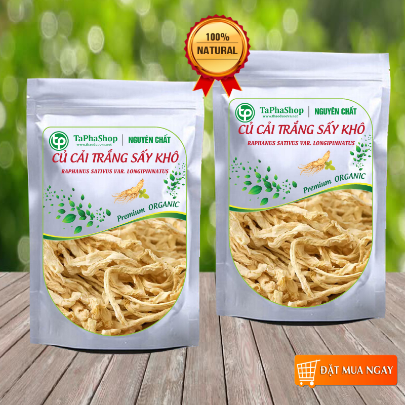 Củ cải trắng sấy khô 500g - tấn phát