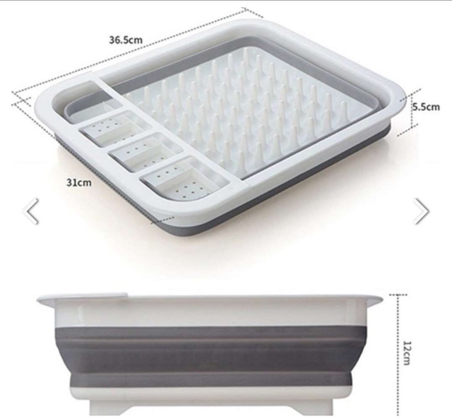 Chậu Úp Bát Gập Gọn Thông Minh 2in1