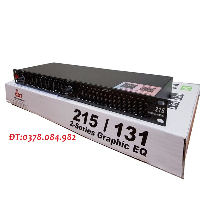 Lọc xì equalizer dbx 215 -TẶNG 2 dây canon