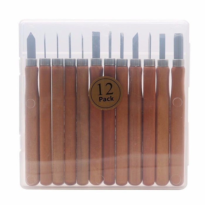 Bộ 12 dao khắc gỗ 022