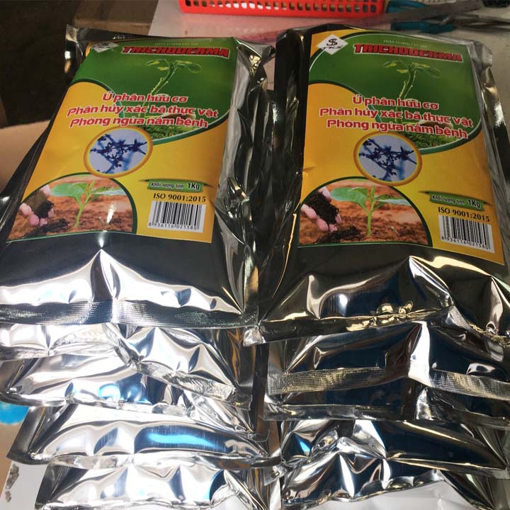 [1 Kg] NẤM TRICHODERMA 5 Chủng Nấm: Ủ Phân Hữu Cơ, Cải Tạo Đất, Phòng Nấm Bệnh Hiệu Quả
