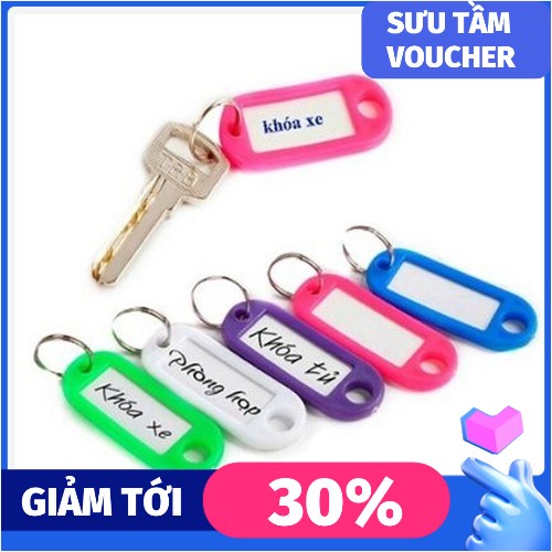 combo 30 Thẻ ghi nhớ, đánh dấu chìa khóa, hành lý tiện dụng