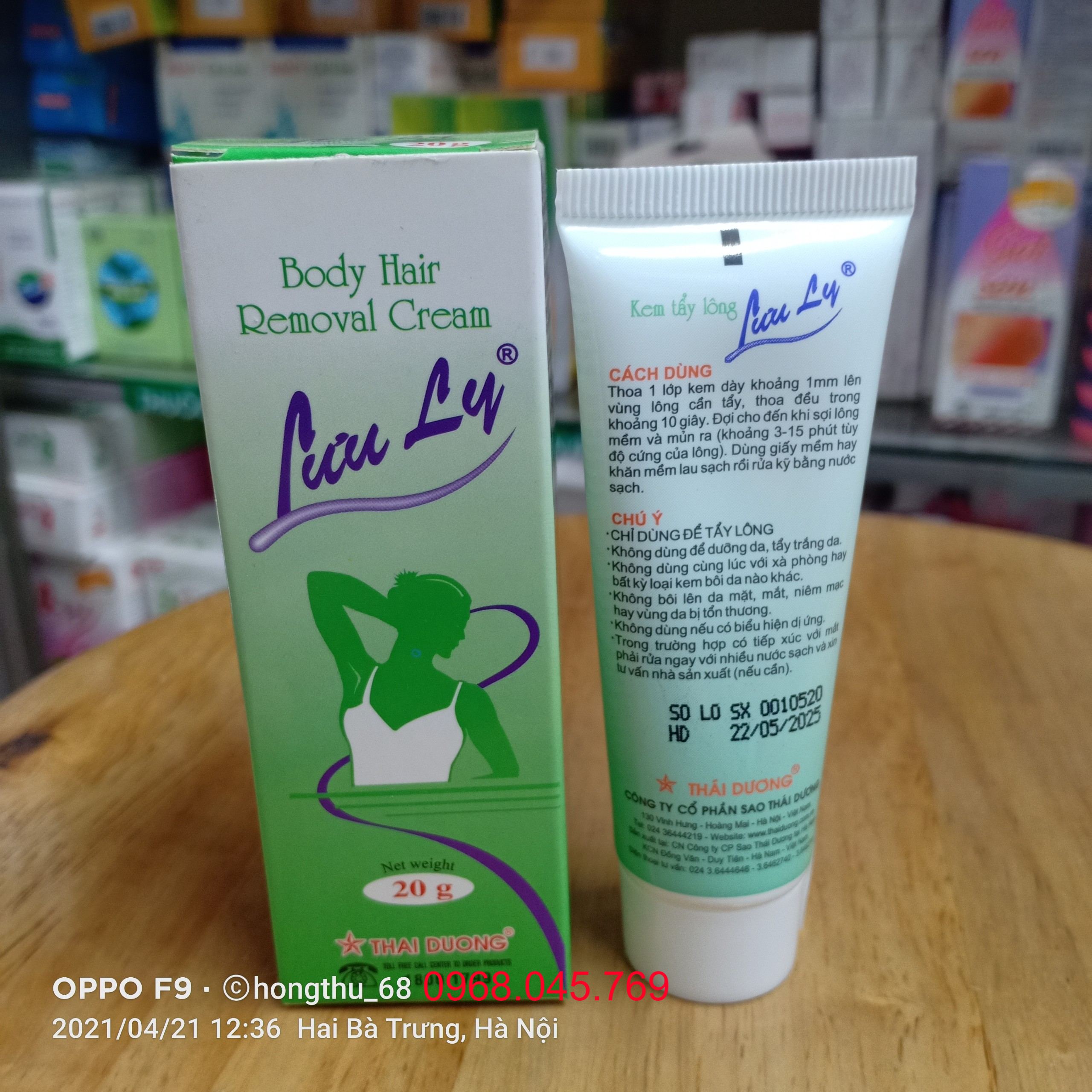 KEM TẨY LÔNG LƯU LY - TUÝP 20G