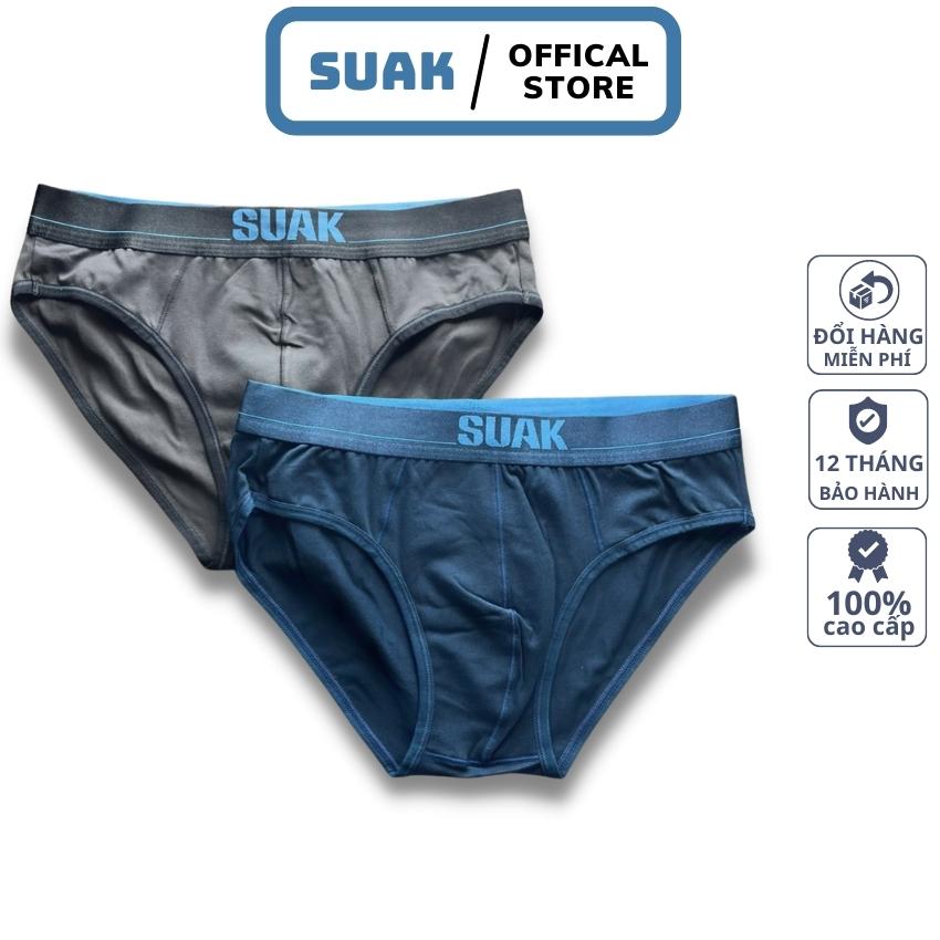 quần lót nam cotton chính hãng cao cấp suak, quần sịp nam tam giác
